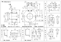 JSK10045 Remplacement EZK10045 Encodeur optique incrémental de type arbre creux pour pièces d'ascenseur DC24V 1024ppr