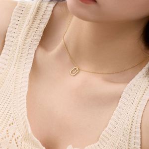 Dylam 5A Cubic Zirconia Alphabet <b>Pendant</b> Necklaces Charms Women <b>Initial</b> Letter -J- Link Chain Necklace 2 Colors 45cm New Design - Product Image 3