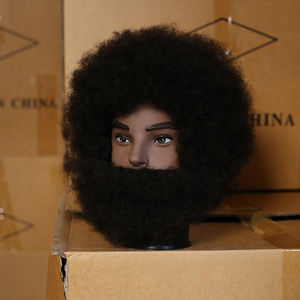 หัวตุ๊กตาสำหรับฝึกทำผมแบบถักเปียสำหรับผู้ชายร้าน<span class=keywords><strong>ตัดผม</strong></span>แบบแอฟริกัน - Product Image 3