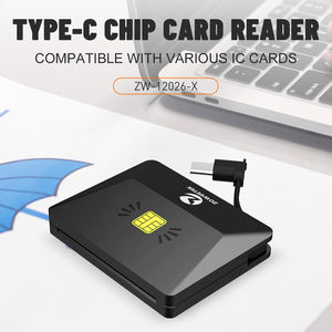 ZOWEETEK Venta caliente tipo C lector de tarjetas EMV lector de tarjetas escritor sin controlador ISO 7816 lector inteligente escritor tarjeta con Chip con SDK - Product Image 2