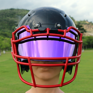 Visières universelles pour casques de football américain REVO Chrome Purple Eye Shield pour casques de rugby pour jeunes et <span class=keywords><strong>adultes</strong></span> - Product Image 2