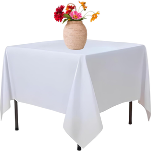 Promoción personalizada hecha a mano respetuosa con el medio ambiente y mantel de algodón duradero para la cabina de exhibición de ferias comerciales | Proveedor OEM de sublimación de tinte - Product Image 3