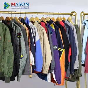 Wholesale Men's Jackets Thrift Bundle A Grade Branded Bales Second Hand Used Clothes