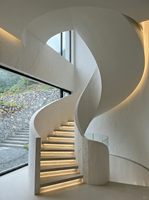 Panneau de pierre mince flexible en travertin massif, léger, écologique, durable, ignifuge, imperméable, moderne pour l'extérieur