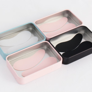Patchs oculaires en silicone réutilisables OEM pour les clients d'extensions de cils et la routine quotidienne de soins des yeux - Product Image 1