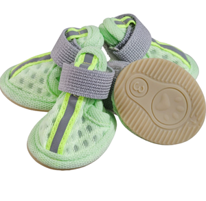 Nouvelles Bottes <span class=keywords><strong>pour</strong></span> Animaux de Compagnie Mignonnes et à la Mode, 4 Pièces, Imperméables, Respirantes, Écologiques, Antidérapantes, en Caoutchouc Souple, Pantoufles <span class=keywords><strong>pour</strong></span> Chiens et Chiots, Toutes Saisons - Product Image 2