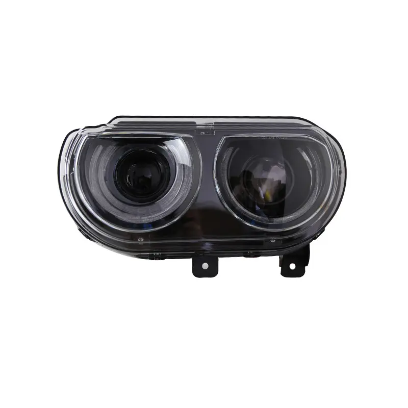 New Arrivals Headlight Hot-selling Modified Dual Beam Projector Headlamp For 2008-2014 Dodge Challenger LED light