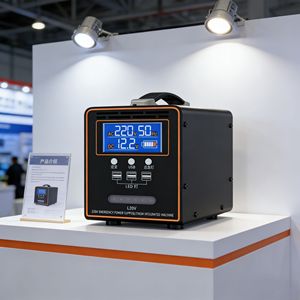 เครื่องกำเนิดไฟฟ้าพลังงานแสงอาทิตย์แบบไซน์เวฟดัดแปลง 300W |   สถานีไฟฟ้าพกพา 170Wh พร้อมแบตเตอรี่ลิเธียม 12.6V 2 ก้อน - Product Image 4