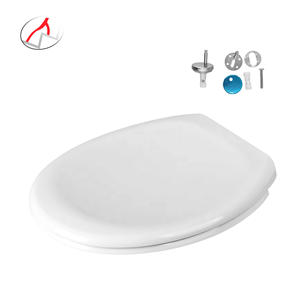 Asiento de inodoro Venta al por mayor Asiento de inodoro de urea de liberación rápida <span class=keywords><strong>Tapa</strong></span> de inodoro antibacteriana Cierre suave con fijación superior - Product Image 1