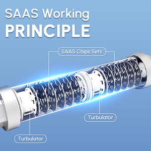 Sistema di disincrostamento dell'acqua per tutta la casa addolcitore alternativo senza sale riduce la rimozione del calcare e prevenire la ruggine - Product Image 2