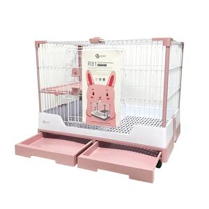 Custodia per aviazione per animali domestici coniglio cavia piccolo gatto cane scoiattolo drago gatto gabbia universale per cintura con fondo in urina - Product Image 2
