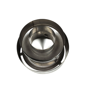 6 "En Acier Inoxydable <span class=keywords><strong>à</strong></span> <span class=keywords><strong>Double</strong></span> <span class=keywords><strong>Paroi</strong></span> de Cheminée/Évent de Toit Casquette/Chapeau de Pluie <span class=keywords><strong>Tuyau</strong></span> Hotte - Product Image 5