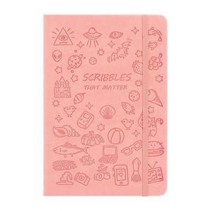 High Quality Custom Personalized Cartoon Journal <b>Leather</b> Cover Notebook with <b>Stamp</b> and Strap for Promotions - Product Image 4