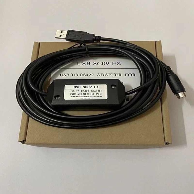 Original Carlo Gavazzi USB-SC09-FX Download Cable with RS485 for PLC Programming (FX3U/1N/2N)-Automation & Industrial Use