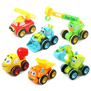 Speelgoed Voor 2 Jaar Oude Jongen, Frictieaangedreven Vrachtwagens Voor Jongens, Cartoon Bouwvoertuig Set-Beste Peuter Jongens Speelgoed & Speelgoed Vrachtwagens