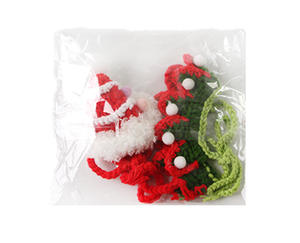JZ Crochet Santa Pet Hat Elegante accesorio de algodón de lujo <span class=keywords><strong>para</strong></span> el cabello Traje de vacaciones ajustable con cuello de volantes festivo <span class=keywords><strong>para</strong></span> el verano - Product Image 1