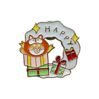 Produsen desain kustom logo Anda sendiri nama topi lencana Anime lucu pin logam Enamel untuk pakaian