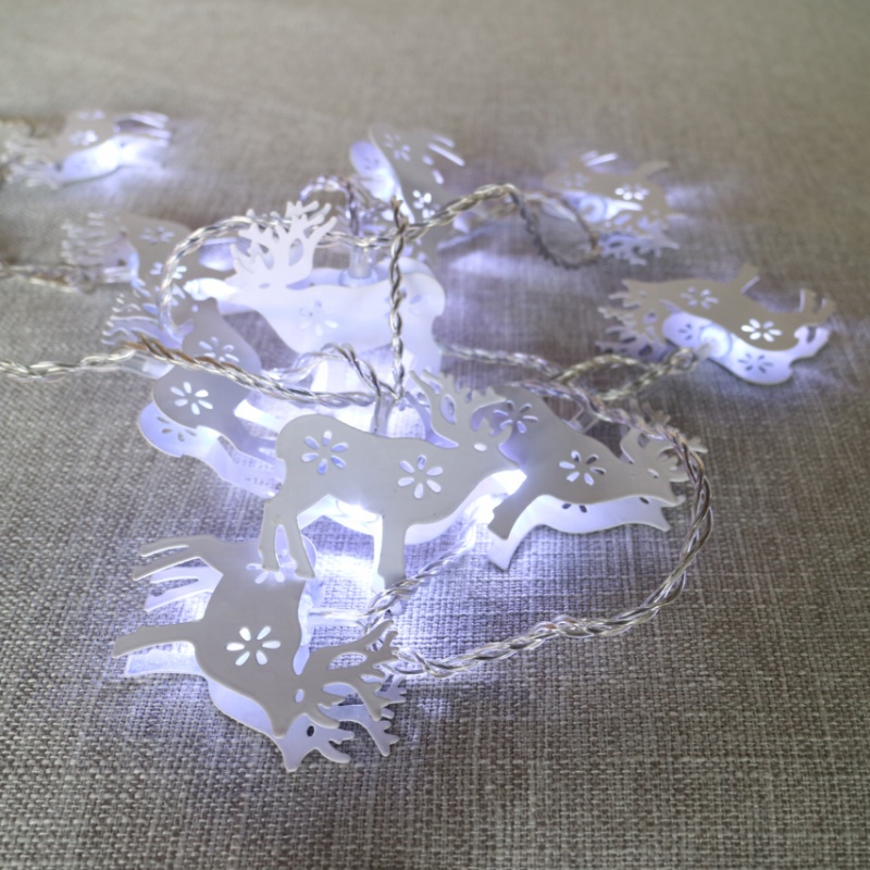 Прямая продажа с фабрики полностью гирлянда с оленем на батарейках