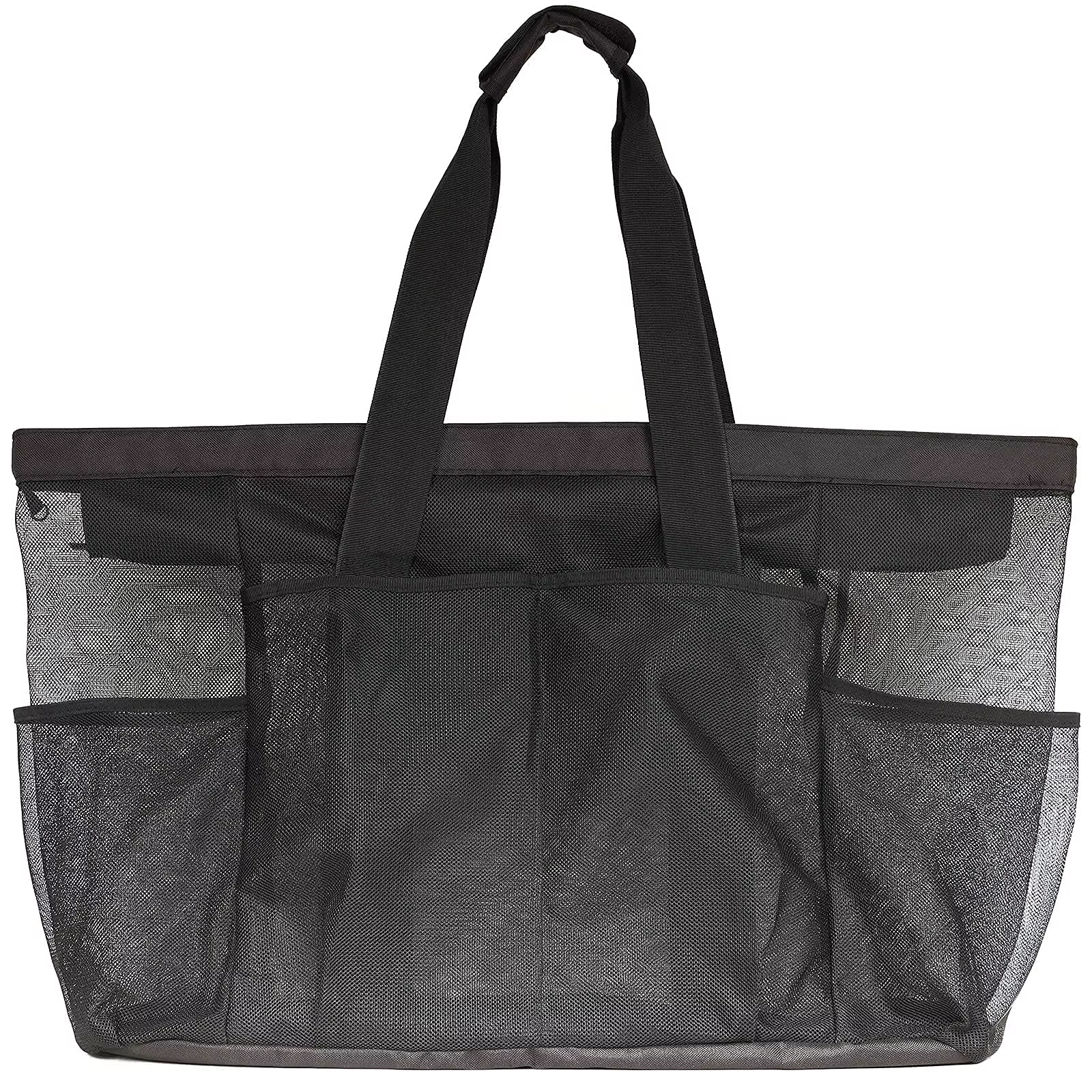 Large Capacity Beach Bag with Storage Space Mesh Tote Bag