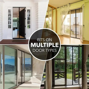 Precio de fábrica <span class=keywords><strong>Mosquitera</strong></span> magnética negra de malla 17*14, rollo de malla antiinsectos sin desprendimiento, a prueba de polvo y sombreado para ventanas abatibles - Product Image 3