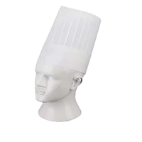 Chapeau de chef jetable en papier pour restaurant, vente chaude