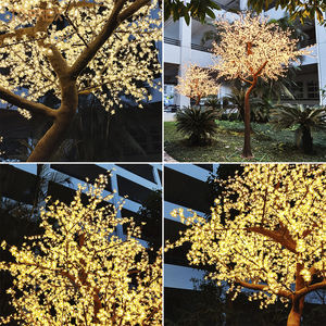 Árbol <span class=keywords><strong>de</strong></span> Cerezo Artificial Toprex 3456 LED <span class=keywords><strong>de</strong></span> 3.5 Metros, Árbol <span class=keywords><strong>de</strong></span> Flores <span class=keywords><strong>de</strong></span> Cerezo y Melocotón Artificial Grande con Luces para Decoración <span class=keywords><strong>de</strong></span> Bodas - Product Image 3