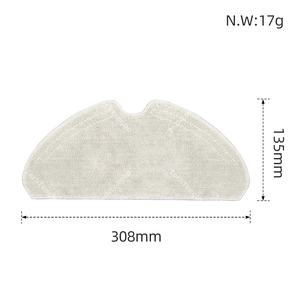 Chiffon de vadrouille lavable et réutilisable pour Xiaomi <span class=keywords><strong>Dreame</strong></span> <span class=keywords><strong>D10s</strong></span>/<span class=keywords><strong>D10s</strong></span> Pro pièces de rechange pour aspirateur robotique de remplacement - Product Image 6