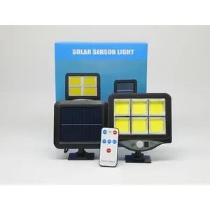 Lampes solaires d'extérieur, projecteurs solaires de jardin, 3 modes + télécommande, 2 pièces - Product Image 1