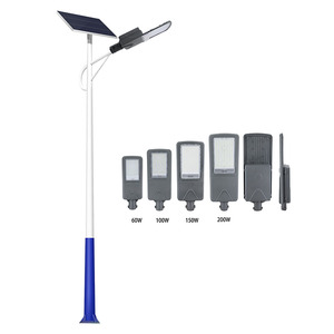 Lampadaire LED solaire intelligent 12h avec alimentation par batterie Boîtier de lampadaire solaire IP66 - Product Image 2