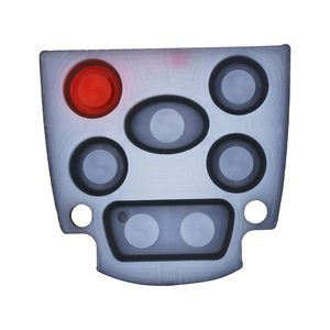 Điều khiển USB xây dựng LCD Nút Điện thoại đồ chơi bàn phím hóa chất kháng với in ấn linh hoạt vật liệu từ xa cao su bàn phím - Product Image 4