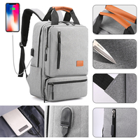 Sac de voyage unisexe haut de gamme fait main par le fabricant, élégant, imperméable, en tissu Oxford, avec compartiment pour ordinateur portable et port USB, idéal pour les affaires, le camping et les voyages.