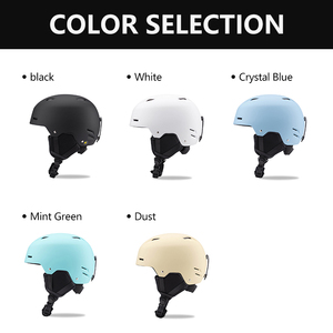 2024 mùa đông Thể Thao Tùy chỉnh chất lượng cao ABS Shell Snowboard Mũ bảo hiểm thiết kế ban đầu trượt tuyết mũ bảo hiểm - Product Image 6