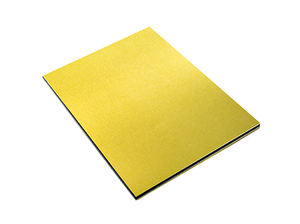 1220X2440Mm Pe and Pvdf Coated Outdoor Facade Gold Brushed Finish Aluminum <strong>Panel</strong> - Product Image 3