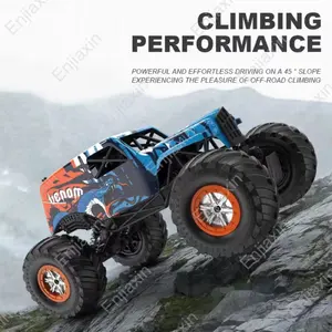 2.4G Rc Climb Car Amphibious Solid Gear Diff Off-road Tires Rc Wall Climbing Remote Control Stunt Race RC Car With Li-po Battery