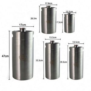Mini fûts en acier inoxydable <span class=keywords><strong>pas</strong></span> chers <span class=keywords><strong>de</strong></span> 2L, 3.6L, 4L, <span class=keywords><strong>5L</strong></span>, 8L, 10L - Product Image 1