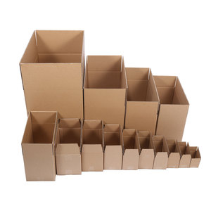 Caja exterior de cartón corrugado reciclable de 5 capas con logotipo personalizado, cartón de papel reciclable, entrega de embalaje de correo impreso en movimiento - Product Image 3