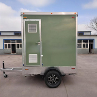 Toilettes mobiles en plastique, toilettes préfabriquées, toilettes portables, toilettes mobiles en plastique