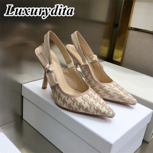Sandales pour femmes XY0526 de qualité supérieure, décontractées, en dentelle de soie, talons de créateur, chaussures de luxe brodées, chaussures plates à semelle en <span class=keywords><strong>cuir</strong></span> - Product Image 2