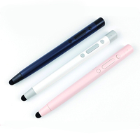 Stylo pointeur sans fil 2,4 G + BT, corps noir, batterie rechargeable, facile à utiliser pour la formation, l'enseignement et les réunions