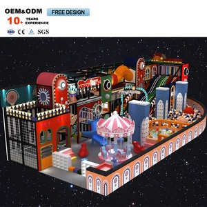 Customized New Red Lion-Themed Indoor Playground Equipment Children's Obstacle <b>Trampoline</b> - Product Image 6