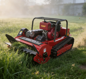Débroussailleuse à fléaux diesel 120, tondeuse robuste à couple élevé pour la coupe des mauvaises herbes des terres agricoles, des vergers et des arbustes denses - Product Image 1