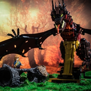 Juego de bloques de construcción de ensamblaje DIY de Dragón Volador para niños: dragón de elemento de hielo y fuego que fomenta la imaginación juguetona. - Product Image 4