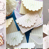 Scatola Rigida in Carta Personalizzata, Stile Carino con Goffratura e Stampa in Lamina per Biglietti di Ringraziamento e Confezioni Regalo per Piccole Imprese