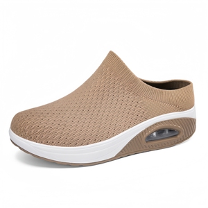 <span class=keywords><strong>Zapatillas</strong></span> de correr con cojín de aire multifuncional de ocio para mujer de <span class=keywords><strong>verano</strong></span>, zapatos perezosos transpirables tejidos con mosca, zapatos deportivos con Pedal de 1 pie - Product Image 6