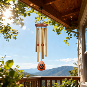 Campanas de Viento de Estilo Europeo de 25.5 Pulgadas, Totalmente de Aluminio, Impermeables, Adornos de Jardín para Exteriores - Product Image 1