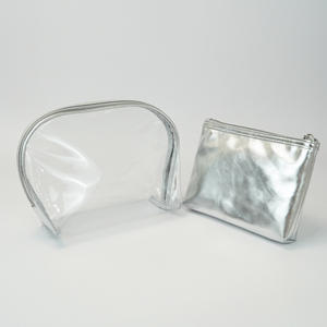 3pcs clear PVC Waterproof Makeup Holder Transparent <strong>Toiletry</strong> Pouch Sequin Cosmetic Bag - Product Image 3