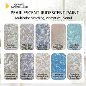 Peinture murale décorative à base d'eau, effet velours métallisé, paillettes intérieures, peinture artistique velours. - Product Image 2