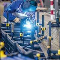 Plateforme en acier 3D certifiée CE TKweld 2000*1000*200mm Table de soudage robotisée en fonte d'état neuf avec pince
