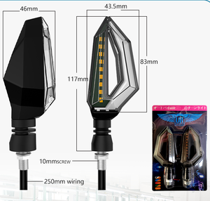Motoled 12 V Phổ Bike LED Chỉ Số Blinker Tín Hiệu Rẽ Assy Hệ Thống Xe Máy Chiếu Sáng Đèn Ánh Sáng - Product Image 2