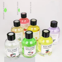Huile de rechargement pour diffuseur à bâtonnets 130 ml, parfum fruité, huile essentielle naturelle, diffuseur de parfum sans flamme, décoration et parfum d'intérieur